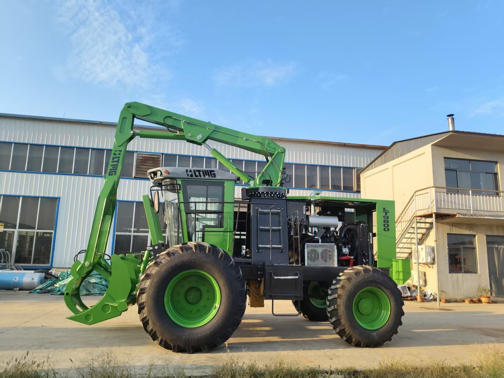 Cargador de caña de azúcar YUYAN YM6700 | Cargador de caña de alta resistencia | Motor Cummins opcional