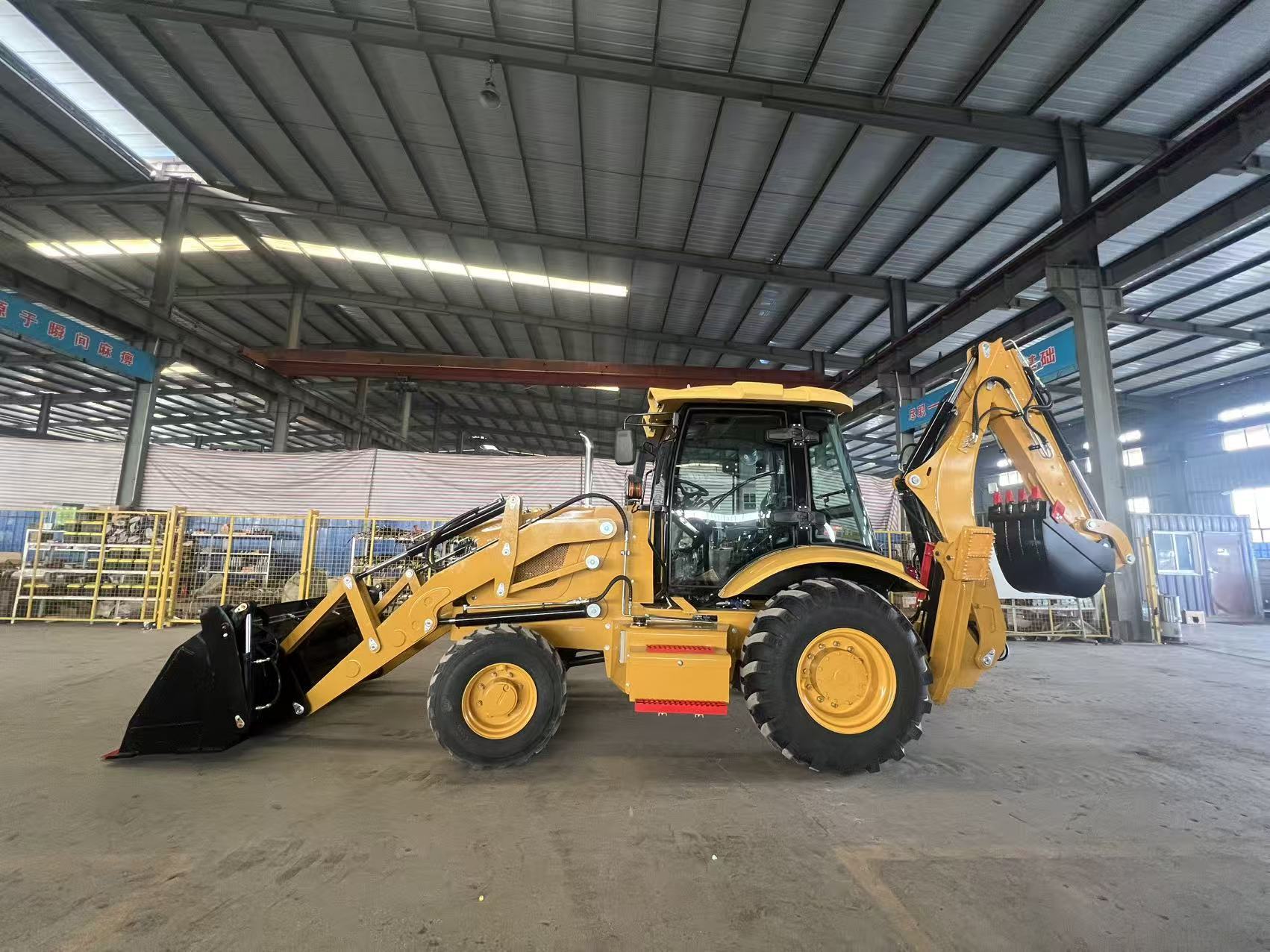YUYAN 366T Retroexcavadora con pala cargadora | 7600 kg | Cuchara cargadora de 1,35 m³ | Retroexcavadora de 0,3 m³ | Personalizable OEM/ODM