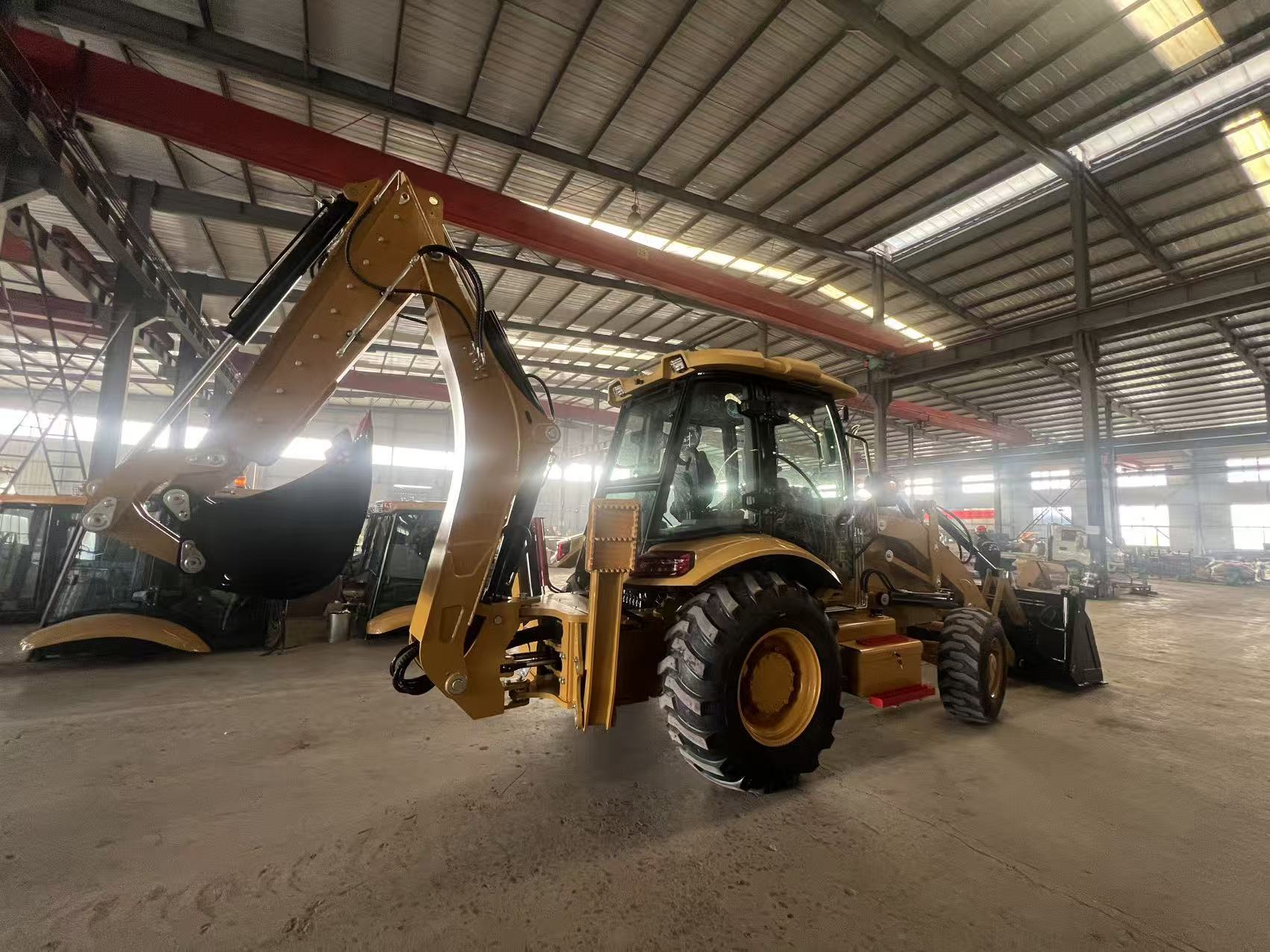 YUYAN 366T Retroexcavadora con pala cargadora | 7600 kg | Cuchara cargadora de 1,35 m³ | Retroexcavadora de 0,3 m³ | Personalizable OEM/ODM